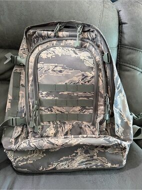 Gray Digital Camo Tactical Backpack - Durable Everyday Carry